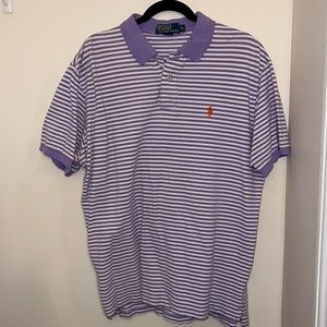 Polo by Ralph Lauren Purple Striped XL Polo